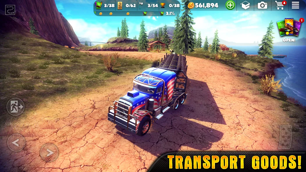 OTR - Offroad Car Driving Game (ОТР) МОД/Взлом [Меню, Бесконечные монеты и Открытые уровни] Screenshot 5