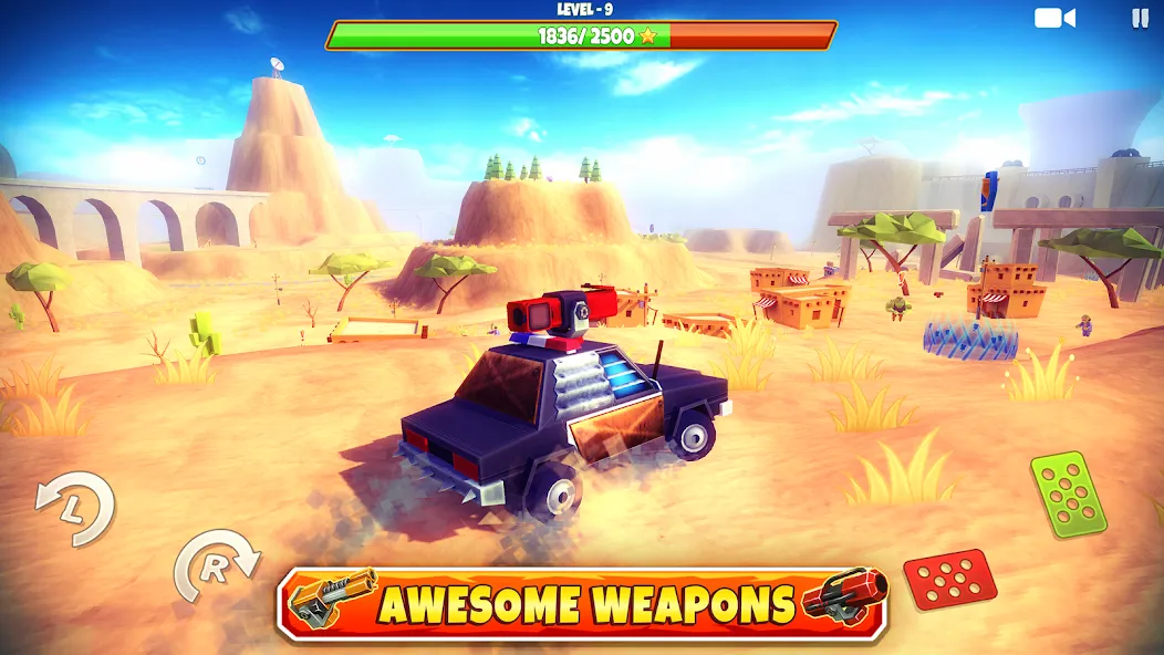 Zombie Offroad Safari (Зомби оффроуд сафари) МОД/Взлом [Меню, Бесконечные монеты и Открытые уровни] Screenshot 4