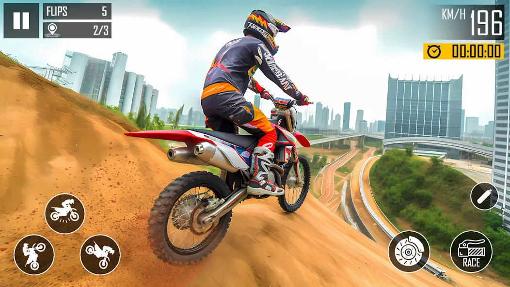 Ultimate Bike Stunt: Bike Game (Ультимейт Байк Стант) МОД/Взлом [Бесконечные деньги, Монеты и Мега MOD] Screenshot 2