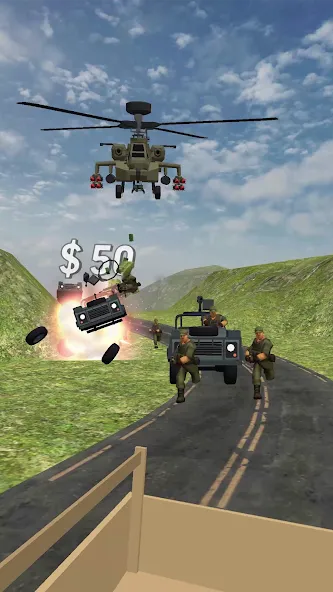 Rambo Shooter: Escape (Рамбо Шутер) МОД/Взлом [Меню, Бесконечные монеты и Открытые уровни] Screenshot 5