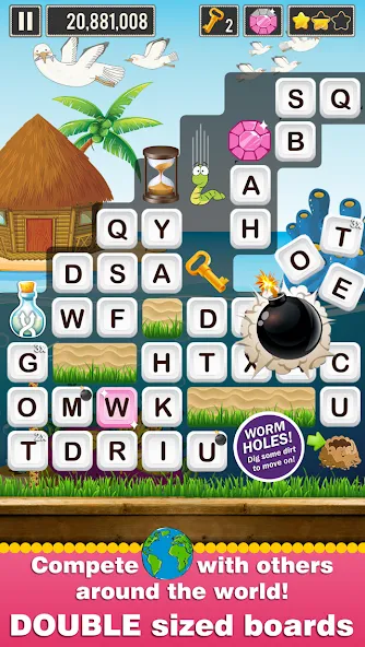 Word Wow Around the World (Уорд Вау Вокруг Мира) МОД/Взлом [Бесконечные деньги, Монеты и Мега MOD] Screenshot 2