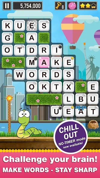 Word Wow Around the World (Уорд Вау Вокруг Мира) МОД/Взлом [Бесконечные деньги, Монеты и Мега MOD] Screenshot 5