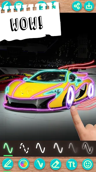Draw Doodle - Kids drawing МОД/Взлом [Много денег, Монет и Все открыто] Screenshot 3