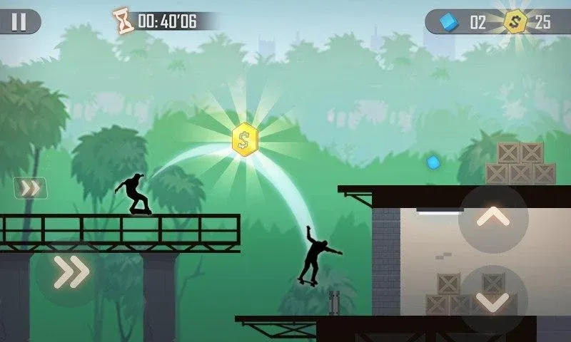 Shadow Skate МОД/Взлом [Все открыто, Дополнительные деньги и Меню MOD] Screenshot 2