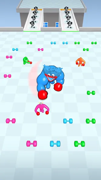 Punchy Race: Run & Fight Game (Панчи Рейс) МОД/Взлом [Много монет, Открытые уровни и Мега MOD] Screenshot 3