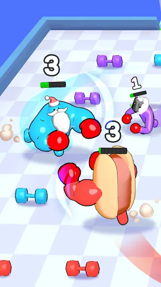 Punchy Race: Run & Fight Game (Панчи Рейс) МОД/Взлом [Много монет, Открытые уровни и Мега MOD] Screenshot 4