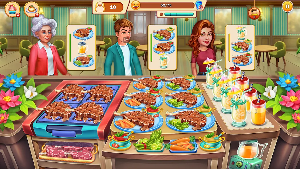 Food Cooking: Chef Restaurant МОД/Взлом [Бесконечные деньги, Монеты и Мега MOD] Screenshot 2