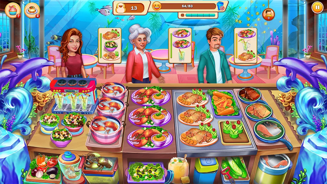 Food Cooking: Chef Restaurant МОД/Взлом [Бесконечные деньги, Монеты и Мега MOD] Screenshot 4