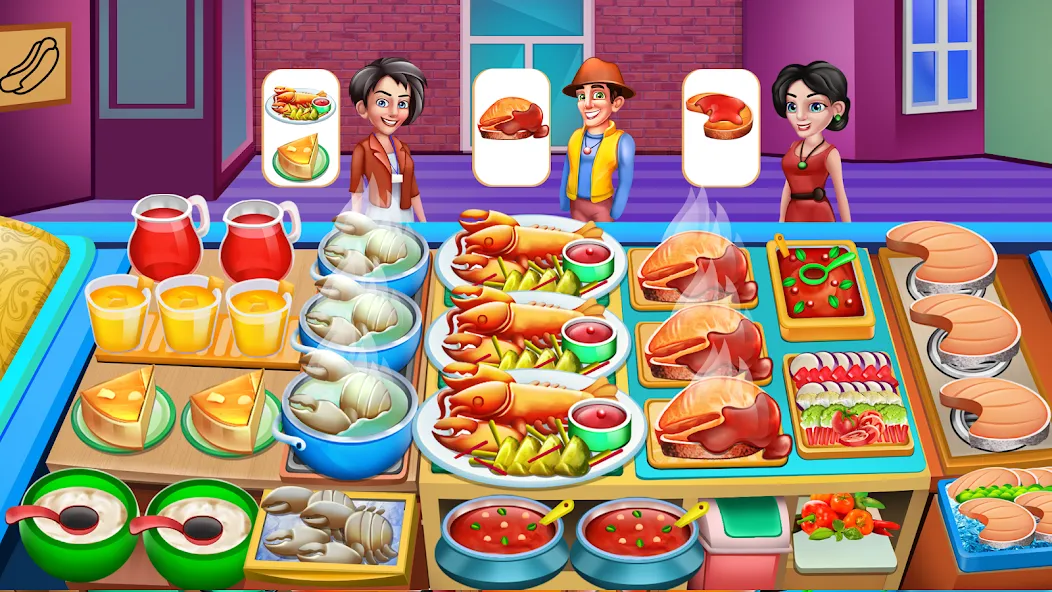 Cooking Food: Time Management МОД/Взлом [Бесконечные деньги, Монеты и Мега MOD] Screenshot 4