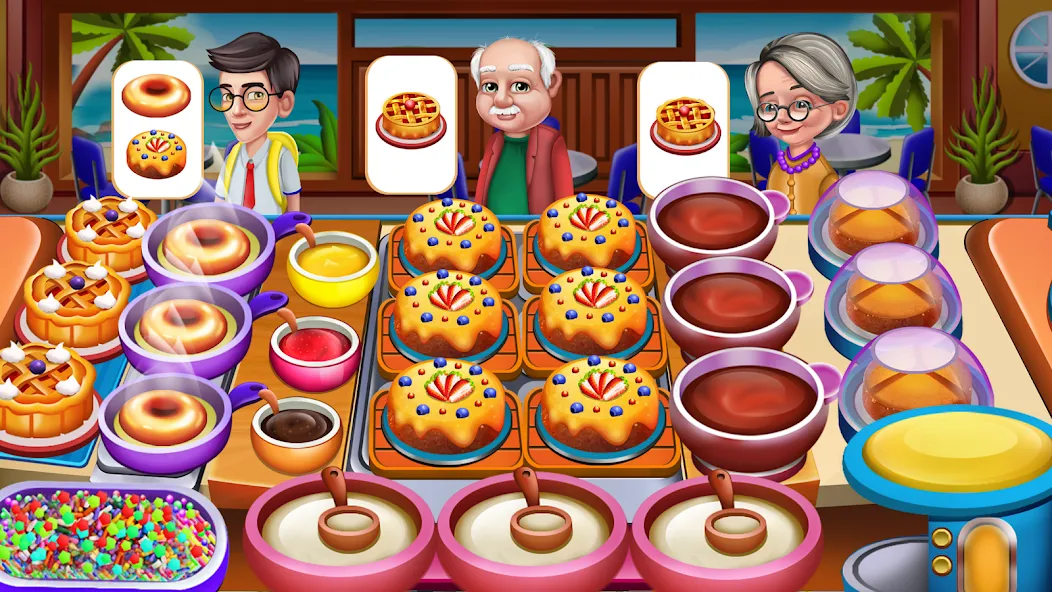 Cooking Food: Time Management МОД/Взлом [Бесконечные деньги, Монеты и Мега MOD] Screenshot 5