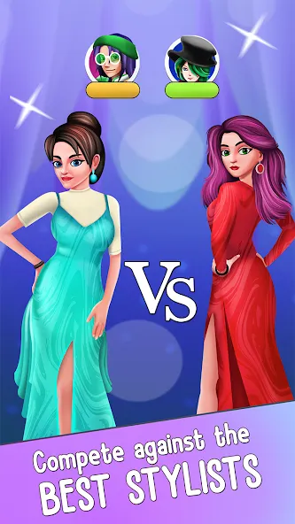 Fashion Stylist Makeup Dressup МОД/Взлом [Много монет, Открытые уровни и Мега MOD] Screenshot 1