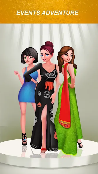 Girls Dress Up: Makeup Games МОД/Взлом [Меню, Бесконечные монеты и Открытые уровни] Screenshot 2