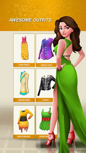 Girls Dress Up: Makeup Games МОД/Взлом [Меню, Бесконечные монеты и Открытые уровни] Screenshot 3