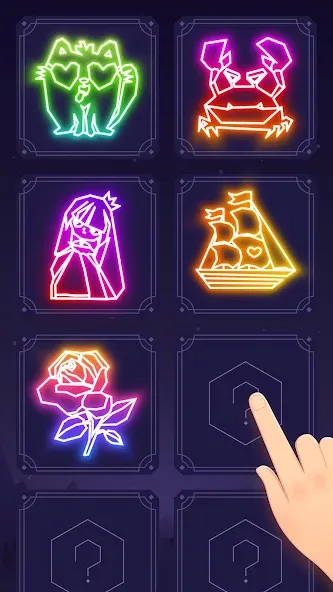 Dot it: Connect the Dots (Дот ит) МОД/Взлом [Меню, Бесконечные монеты и Открытые уровни] Screenshot 1