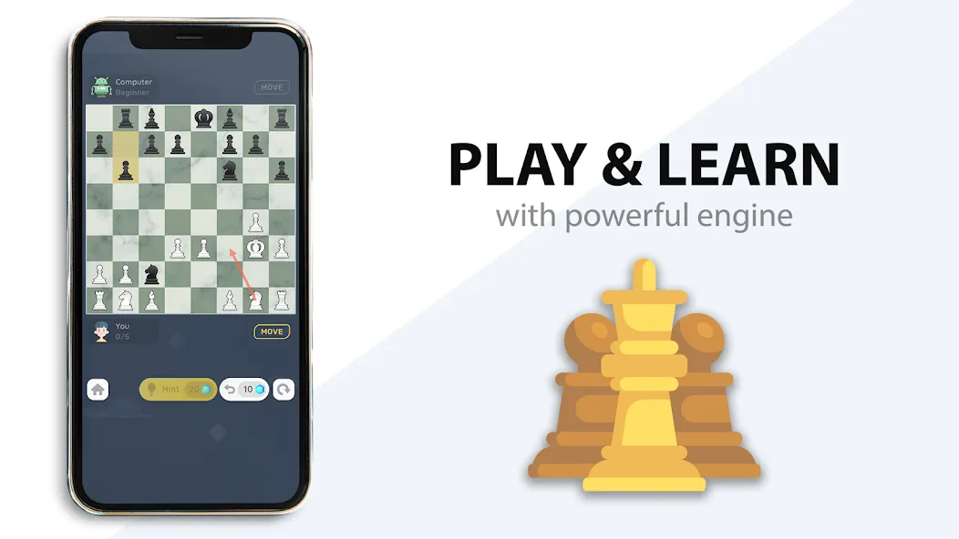 Chess: Classic Board Game МОД/Взлом [Много монет, Открытые уровни и Мега MOD] Screenshot 3