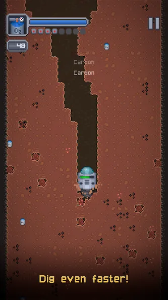 Dig Odyssey: Cosmic Miner (Диг Одиссей) МОД/Взлом [Много монет, Открытые уровни и Мега MOD] Screenshot 4