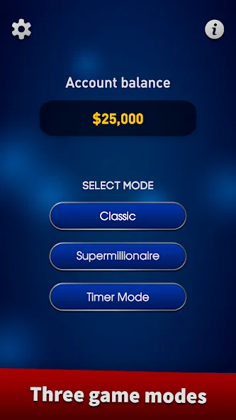 Millionaire 2024 Trivia Quiz МОД/Взлом [Меню, Бесконечные монеты и Открытые уровни] Screenshot 2