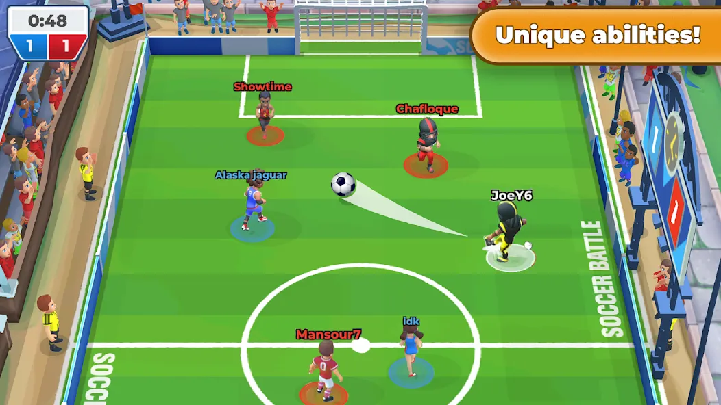 Soccer Battle -  PvP Football МОД/Взлом [Много монет, Открытые уровни и Мега MOD] Screenshot 3