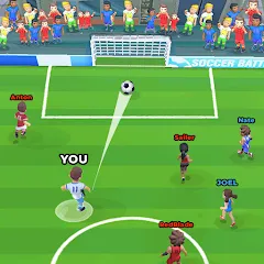 Скачать Soccer Battle - PvP Football взлом на много денег и бесконечную энергию на Андроид