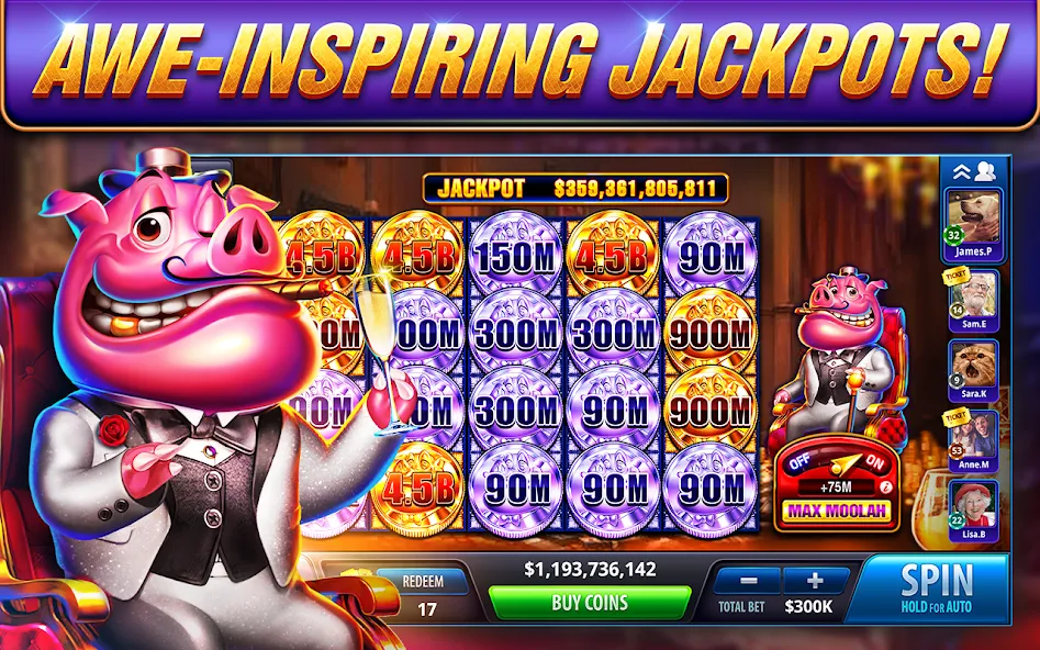Take 5 Vegas Casino Slot Games (Тейк 5 Вегас Казино Слот игры) МОД/Взлом [Много монет, Открытые уровни и Мега MOD] Screenshot 3