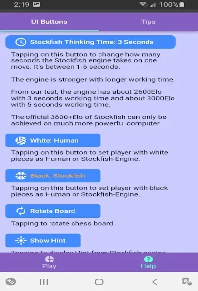 Chess With Stockfish 16 МОД/Взлом [Все открыто, Дополнительные деньги и Меню MOD] Screenshot 4