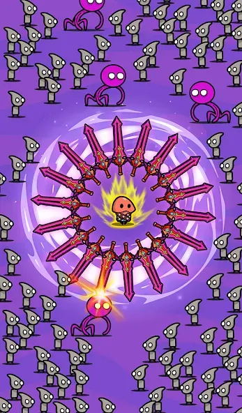 Little Hero: Survival.io (Литл Хиро) МОД/Взлом [Меню, Бесконечные монеты и Открытые уровни] Screenshot 2