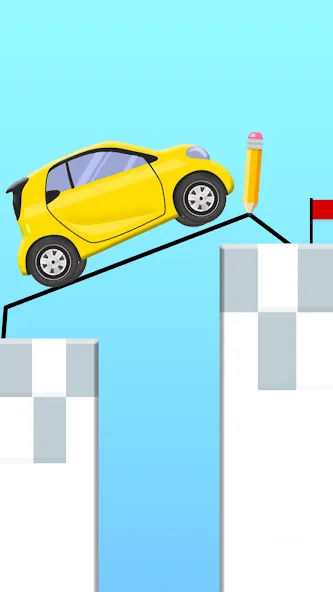 Draw 2 Bridge: Draw Save Car (Дроу 2 Бридж) МОД/Взлом [Много монет, Открытые уровни и Мега MOD] Screenshot 2