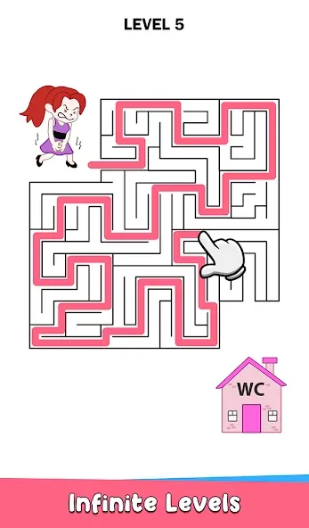 Toilet Rush Race: Draw Puzzle (Туалетная гонкаприпас) МОД/Взлом [Много денег, Монет и Все открыто] Screenshot 5
