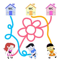 Скачать Взломанная Toilet Rush Race: Draw Puzzle на Андроид (Много денег) бесплатно