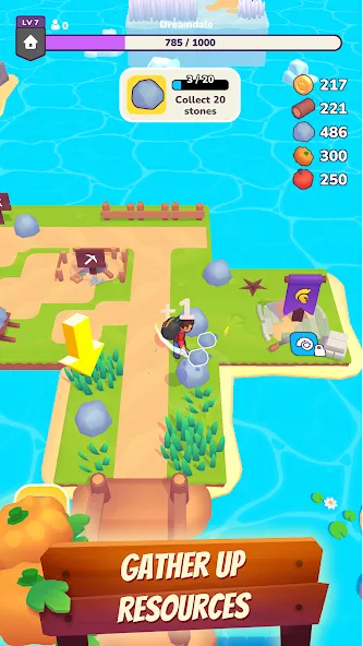 Dreamdale - Fairy Adventure МОД/Взлом [Бесконечные деньги, Монеты и Мега MOD] Screenshot 3