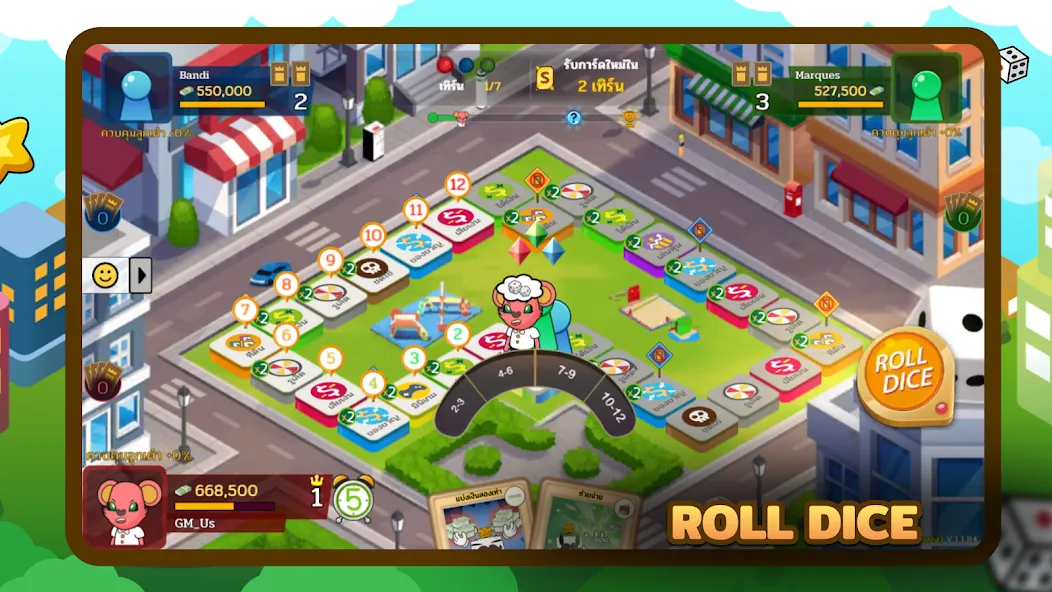 Dice Kingdom (Beta Test) МОД/Взлом [Все открыто, Дополнительные деньги и Меню MOD] Screenshot 2