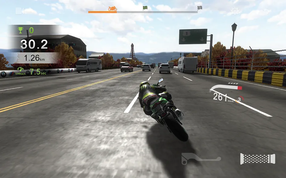 Real Moto Traffic (Реал Мото Трафик) МОД/Взлом [Все открыто, Дополнительные деньги и Меню MOD] Screenshot 4