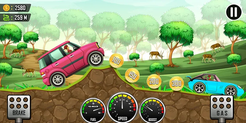 Racing the Hill МОД/Взлом [Деньги, Монеты и Меню MOD] Screenshot 3