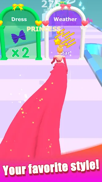 Dancing Dress - Fashion Girl (Дансинг Дресс) МОД/Взлом [Деньги, Монеты и Меню MOD] Screenshot 3