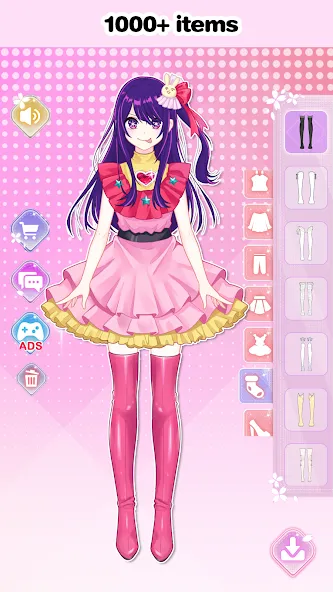 Vlinder Princess Dress up game МОД/Взлом [Много денег, Монет и Все открыто] Screenshot 3