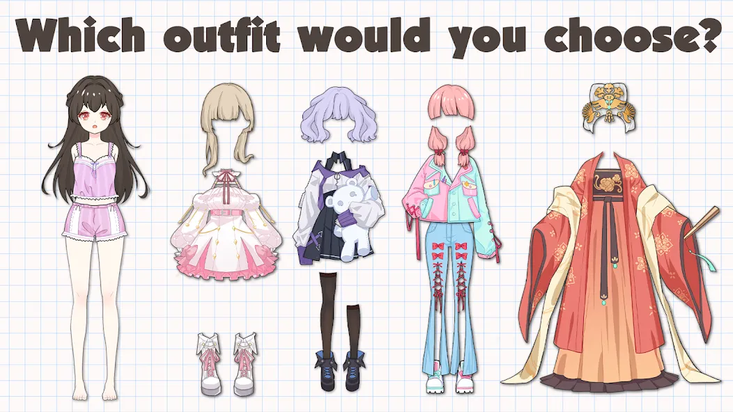 Vlinder Princess Dress up game МОД/Взлом [Много денег, Монет и Все открыто] Screenshot 5