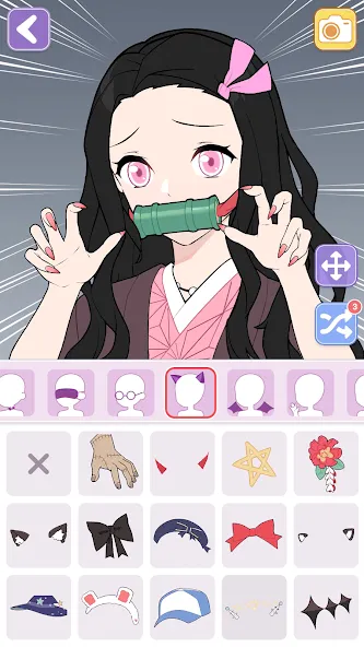 Vlinder Avatar Maker: dress up МОД/Взлом [Много денег, Монет и Все открыто] Screenshot 3