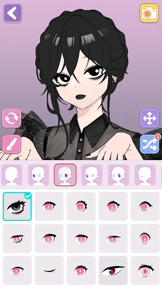 Vlinder Avatar Maker: dress up МОД/Взлом [Много денег, Монет и Все открыто] Screenshot 5