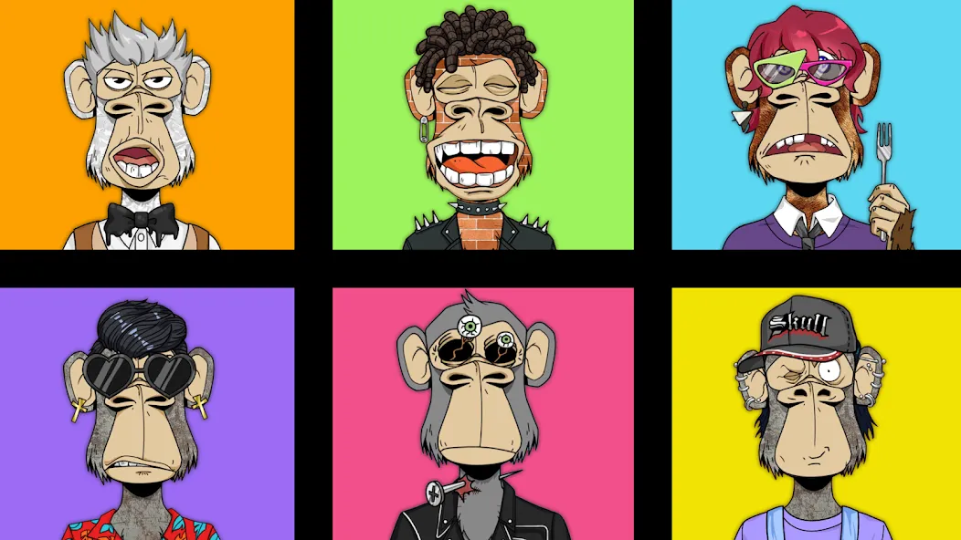 Bored Ape Creator - NFT Art (Боред Эйп Криэйтор) МОД/Взлом [Меню, Бесконечные монеты и Открытые уровни] Screenshot 4