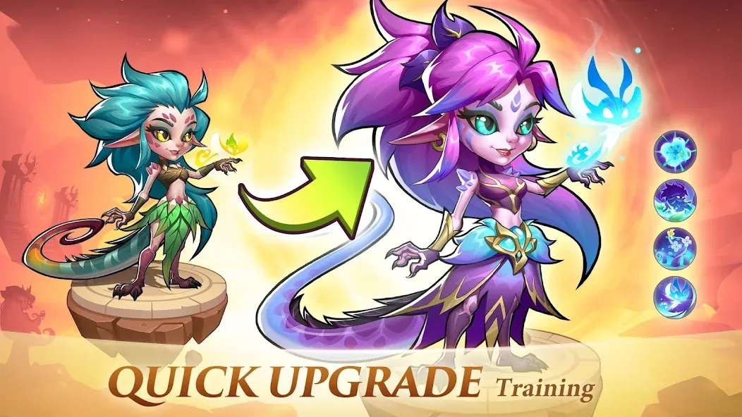 Idle Heroes (Айдел Хироес) МОД/Взлом [Деньги, Монеты и Меню MOD] Screenshot 1