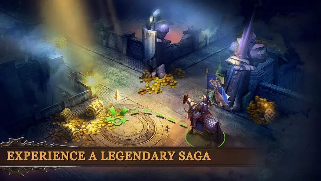 Dungeon & Heroes: 3D RPG МОД/Взлом [Меню, Бесконечные монеты и Открытые уровни] Screenshot 2