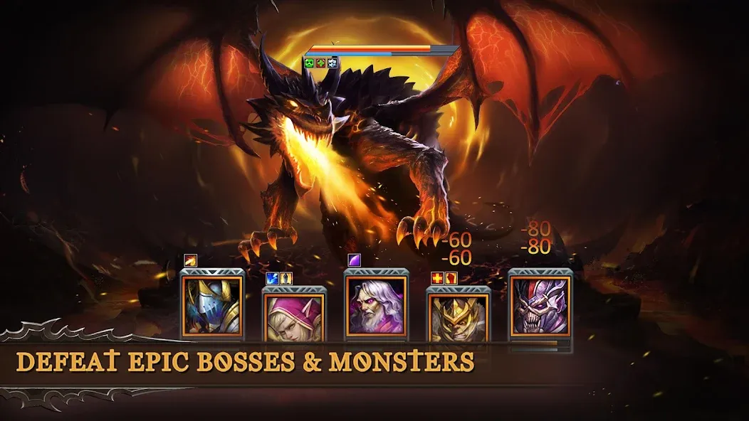 Dungeon & Heroes: 3D RPG МОД/Взлом [Меню, Бесконечные монеты и Открытые уровни] Screenshot 5