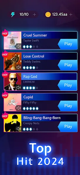 Beat Mania: Music Dash Dance (БитБлейд) МОД/Взлом [Все открыто, Дополнительные деньги и Меню MOD] Screenshot 2