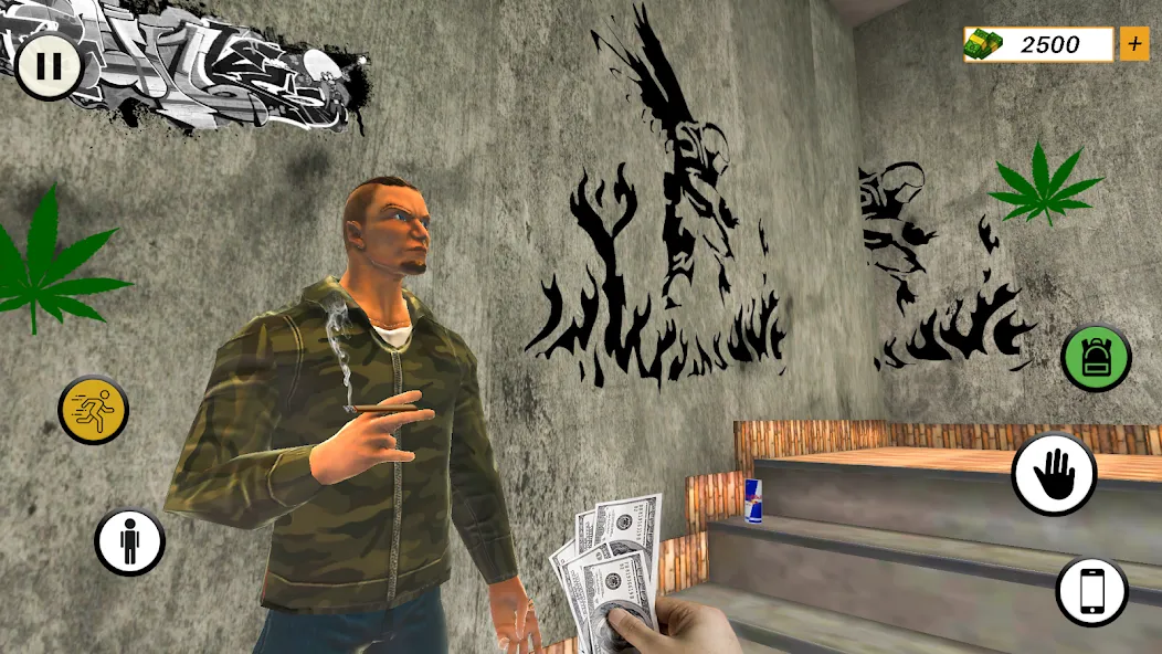 Drug Mafia 3d Weed Mafia Games МОД/Взлом [Меню, Бесконечные монеты и Открытые уровни] Screenshot 2