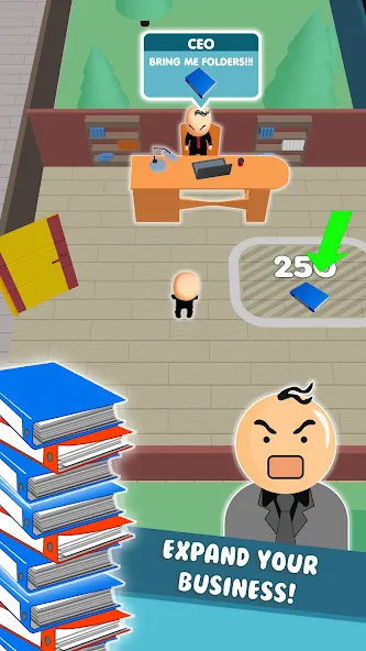 Office Fever (Офисная лихорадка) МОД/Взлом [Все открыто, Дополнительные деньги и Меню MOD] Screenshot 4
