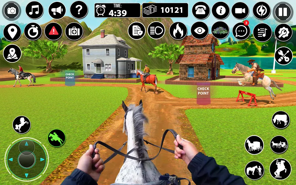 Horse Cart Taxi Transport Game МОД/Взлом [Много монет, Открытые уровни и Мега MOD] Screenshot 2