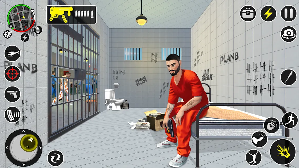 Grand Jailbreak Prison Escape (Гранд Побег из тюрьмы) МОД/Взлом [Много денег, Монет и Все открыто] Screenshot 3
