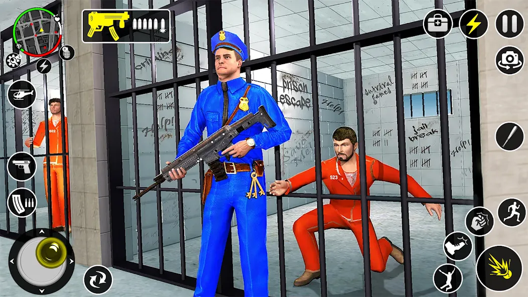 Grand Jailbreak Prison Escape (Гранд Побег из тюрьмы) МОД/Взлом [Много денег, Монет и Все открыто] Screenshot 5