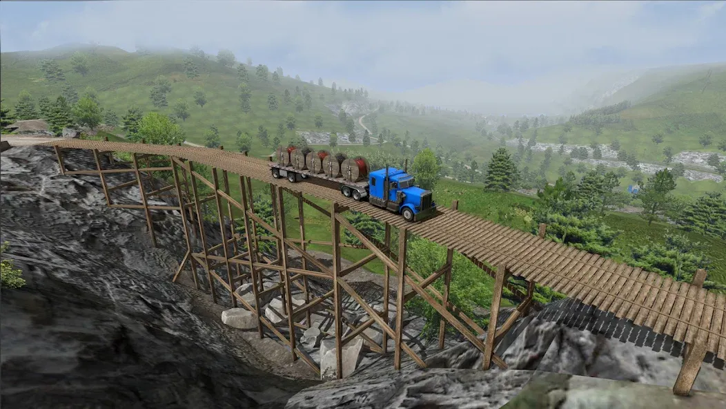 Universal Truck Simulator (Юниверсал Трак Симулятор) МОД/Взлом [Много монет, Открытые уровни и Мега MOD] Screenshot 1