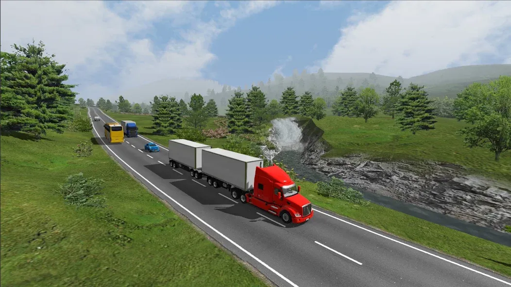 Universal Truck Simulator (Юниверсал Трак Симулятор) МОД/Взлом [Много монет, Открытые уровни и Мега MOD] Screenshot 3